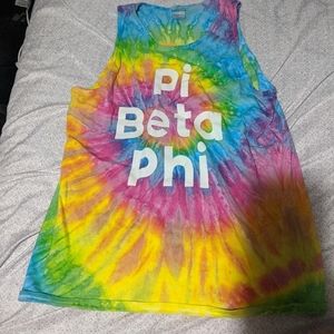Pi beta phi rainbow tie-dye